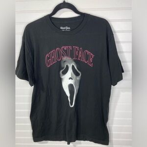 Ghost Face Black Tee Shirt XL Unisex